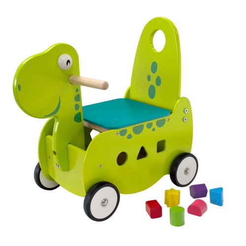 Porteur Pour Bebe Fille 1 An Le Dinosaure Jouets D Eveil En Bois