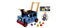 Porteur en bois pour bébé le petit train bleu Porteurs en bois I M TOY Age minimum ( en années ):1 an Thèmes:Véhicules Types:Pou