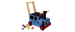 Porteur en bois pour bébé le petit train bleu Porteurs en bois I M TOY Age minimum ( en années ):1 an Thèmes:Véhicules Types:Pou