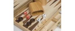 Jeu de Backgammon en bois marqueté Backgammon Engelhart Largeur:38 cm Styles:Classique Age minimum ( en années ):6 ans Matière:B