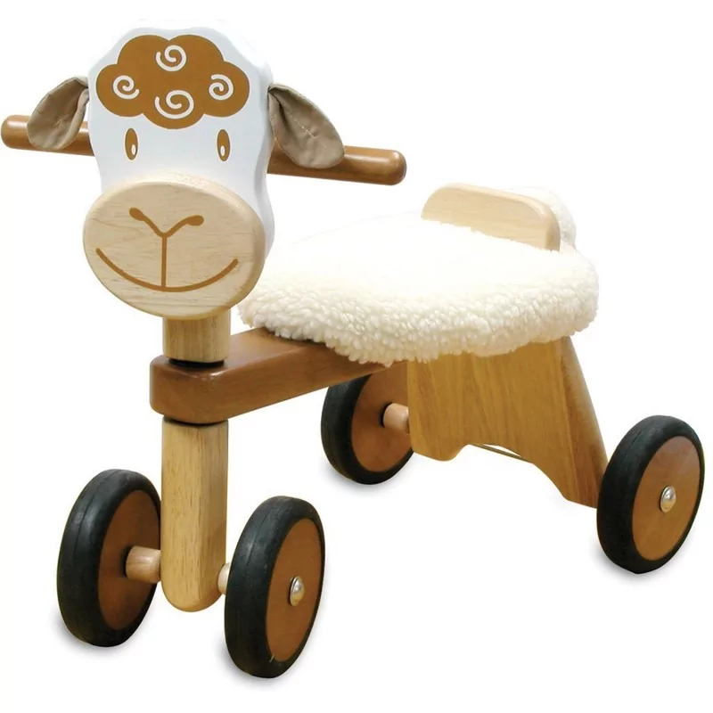 Porteur en bois pour bébé Vélo 4 roues Mouton IM80005 Porteurs en bois I M TOY Age minimum ( en années ):1 an Thèmes:Animaux Typ