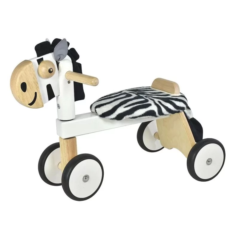 Zebre en bois vélo porteur bébé Porteurs en bois I M TOY Age minimum ( en années ):1 an Thèmes:Animaux Types:Quadricyles Nombre 