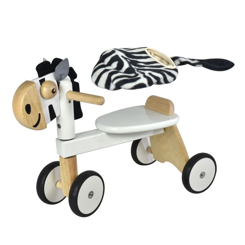 porteur zebre en bois pour bébé
