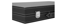 Jeu de Backgammon de luxe 38 cm, gris Backgammon Engelhart Largeur:38 cm Age minimum ( en années ):6 ans Matière:simili cuir Typ