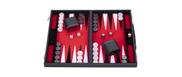 Jeu de Backgammon de luxe 38 cm, rouge Backgammon Engelhart Largeur:38 cm Age minimum ( en années ):6 ans Matière:simili cuir Ty