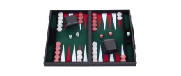 Jeu de Backgammon de luxe 38 cm, vert Backgammon Engelhart Longeur:48 cm Largeur:38 cm Age minimum ( en années ):6 ans Matière:s