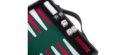 Engelhart - Backgammon de voyage 11 pouces:  28 cm Backgammon Engelhart Longeur:36 cm Largeur:28 cm Styles:Voyage Age minimum ( 