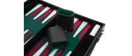 Engelhart - Backgammon de voyage 11 pouces:  28 cm Backgammon Engelhart Longeur:36 cm Largeur:28 cm Styles:Voyage Age minimum ( 