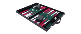 Backgammon 15 pouces - 38 cm vert Backgammon Engelhart Longeur:48 cm Largeur:38 cm Age minimum ( en années ):6 ans Matière:simil