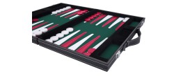 Backgammon 15 pouces - 38 cm vert Backgammon Engelhart Longeur:48 cm Largeur:38 cm Age minimum ( en années ):6 ans Matière:simil