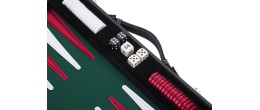 Backgammon 15 pouces - 38 cm vert Backgammon Engelhart Longeur:48 cm Largeur:38 cm Age minimum ( en années ):6 ans Matière:simil