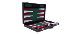 Backgammon 15 pouces - 38 cm vert Backgammon Engelhart Longeur:48 cm Largeur:38 cm Age minimum ( en années ):6 ans Matière:simil