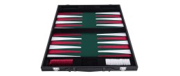 Backgammon 15 pouces - 38 cm vert Backgammon Engelhart Longeur:48 cm Largeur:38 cm Age minimum ( en années ):6 ans Matière:simil