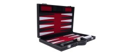 Backgammon 15 pouces- 38 cm Rouge Backgammon Engelhart Longeur:48 cm Largeur:38 cm Age minimum ( en années ):6 ans Matière:simil