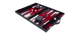 Backgammon 15 pouces- 38 cm Rouge Backgammon Engelhart Longeur:48 cm Largeur:38 cm Age minimum ( en années ):6 ans Matière:simil