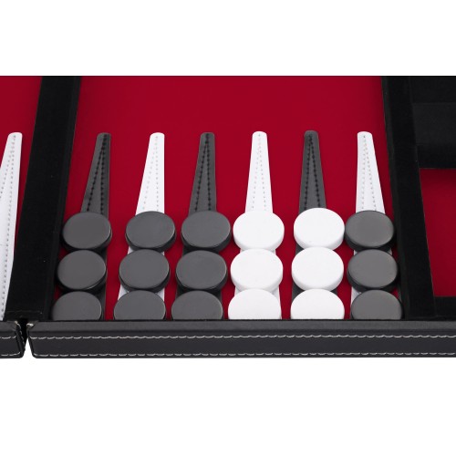Backgammon 15 pouces- 38 cm Rouge