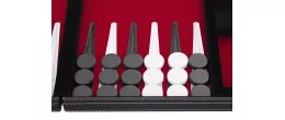 Backgammon 15 pouces- 38 cm Rouge Backgammon Engelhart Longeur:48 cm Largeur:38 cm Age minimum ( en années ):6 ans Matière:simil