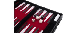 Backgammon de voyage 11 pouce - 28 cm rouge Backgammon Engelhart Largeur:28 cm Age minimum ( en années ):6 ans Matière:simili cu