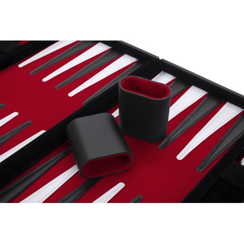 Backgammon de voyage 11 pouce - 28 cm rouge Backgammon Engelhart Largeur:28 cm Age minimum ( en années ):6 ans Matière:simili cu