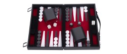 Backgammon de voyage 11 pouce - 28 cm rouge Backgammon Engelhart Largeur:28 cm Age minimum ( en années ):6 ans Matière:simili cu