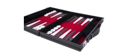 Backgammon de voyage 11 pouce - 28 cm rouge Backgammon Engelhart Largeur:28 cm Age minimum ( en années ):6 ans Matière:simili cu