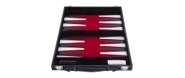 Backgammon de voyage 11 pouce - 28 cm rouge Backgammon Engelhart Largeur:28 cm Age minimum ( en années ):6 ans Matière:simili cu