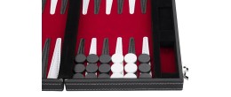 Backgammon de voyage 11 pouce - 28 cm rouge Backgammon Engelhart Largeur:28 cm Age minimum ( en années ):6 ans Matière:simili cu