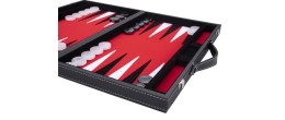 Backgammon Rouge Haute qualité 45,5 cm Nacré Backgammon Engelhart Largeur:45,5 cm Styles:De luxe nacré Age minimum ( en années )