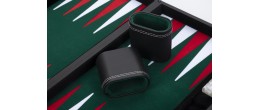 Backgammon Vert Haute qualité 45,5 cm Nacré Backgammon Engelhart Largeur:45,5 cm Styles:De luxe nacré Age minimum ( en années ):