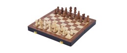 Coffret de jeux d'échecs de luxe en bois 45,5 cm Echecs/Dames Engelhart Longeur:45,5 cm Largeur:45,5 cm Age minimum ( en années 