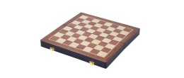 Coffret de jeux d'échecs de luxe en bois 45,5 cm Echecs/Dames Engelhart Longeur:45,5 cm Largeur:45,5 cm Age minimum ( en années 