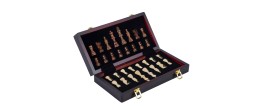 Coffret de jeux d'échecs de luxe en bois 45,5 cm Echecs/Dames Engelhart Longeur:45,5 cm Largeur:45,5 cm Age minimum ( en années 