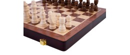 Coffret de jeux de luxe en bois Echecs / Backgammon 30 cm Echecs/Dames Engelhart Longeur:30 cm Largeur:30 cm Styles:jeu 2 en 1 A