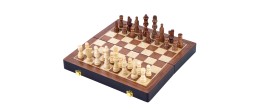 Coffret d'échecs de Luxe en Bois 24,5 cm Echecs/Dames Engelhart Longeur:24,5 cm Largeur:24,5 cm Styles:classique Age minimum ( e