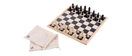 Jeu d'Échecs et de Dames en Bois - 40 cm Echecs/Dames Engelhart Longeur:40 cm Largeur:40 cm Styles:Réversible Age minimum ( en a