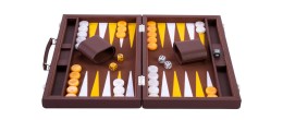 Backgammon 15"  marron de qualité 38 cm, accessoires nacrés Backgammon Engelhart Styles:De luxe nacré Age minimum ( en années ):