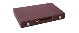 Backgammon 15"  marron de qualité 38 cm, accessoires nacrés Backgammon Engelhart Styles:De luxe nacré Age minimum ( en années ):