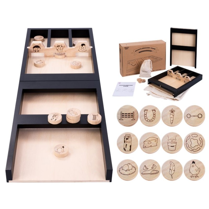 Suffleboard La ferme jeu de palets pour enfants