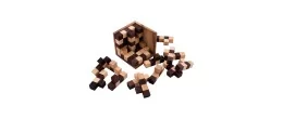 125 cubes casse-tête en bois Casse-têtes en bois Engelhart Longeur:14 cm Largeur:14 cm Profondeur:14 cm Poids:300 g Age minimum 