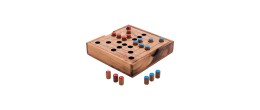 Jeu du moulin en bois Jeux de société en bois Engelhart Longeur:13 cm Largeur:13 cm Profondeur:3 cm Poids:135 g Age minimum ( en