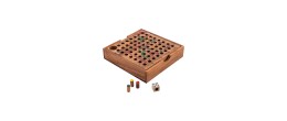 Jeu du serpent et échelle dans un coffret en bois Jeux de société en bois Engelhart Longeur:13,50 cm Largeur:13,50 cm Profondeur