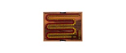 Jeu Cribbage en bois dans un coffret Jeux de société en bois Engelhart Longeur:22,20 cm Largeur:16,70 cm Profondeur:4,3 cm Poids