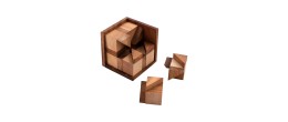 Casse tête Crazy Cube en bois Casse-têtes en bois Engelhart Longeur:7 cm Largeur:7 cm Profondeur:7 cm Poids:190 g Age minimum ( 