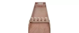 Billard Hollandais Pro Jeu de palets en bois avec 30 palets Jeux de palets Engelhart Longeur:200 cm Largeur:41 cm Profondeur:7,5