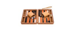 Backgammon de voyage 9 " beige orange et noir Backgammon Engelhart Age minimum ( en années ):6 ans Types:Stratégie Nombre de jou