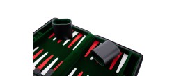 Backgammon de voyage 9 " vert rouge blanc Backgammon Engelhart Age minimum ( en années ):6 ans Types:Stratégie Nombre de joueurs