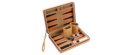 Backgammon de voyage 9 " beige orange et noir Backgammon Engelhart Age minimum ( en années ):6 ans Types:Stratégie Nombre de jou