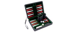 Backgammon de voyage 9 " vert rouge blanc Backgammon Engelhart Age minimum ( en années ):6 ans Types:Stratégie Nombre de joueurs