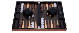 Backgammon de luxe 15" plaqué bois de rose Backgammon Engelhart Longeur:38 cm Largeur:24 cm Profondeur:5,6 cm Age minimum ( en a