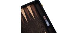 Backgammon de luxe 15" plaqué bois de rose Backgammon Engelhart Longeur:38 cm Largeur:24 cm Profondeur:5,6 cm Age minimum ( en a